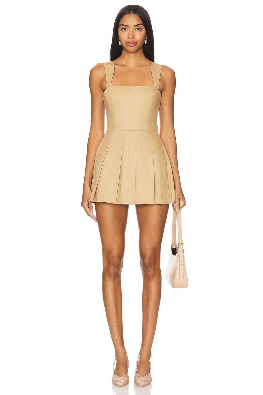 AMANDA UPRICHARD Mercy Romper in Khaki Size SMALL $224